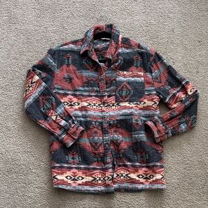 Mountain and Isles Southwestern Style Cotton Shirt size women’s small